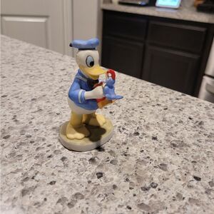 Vintage Disney Minnie Mouse Ceramic Figurine Picnic Basket